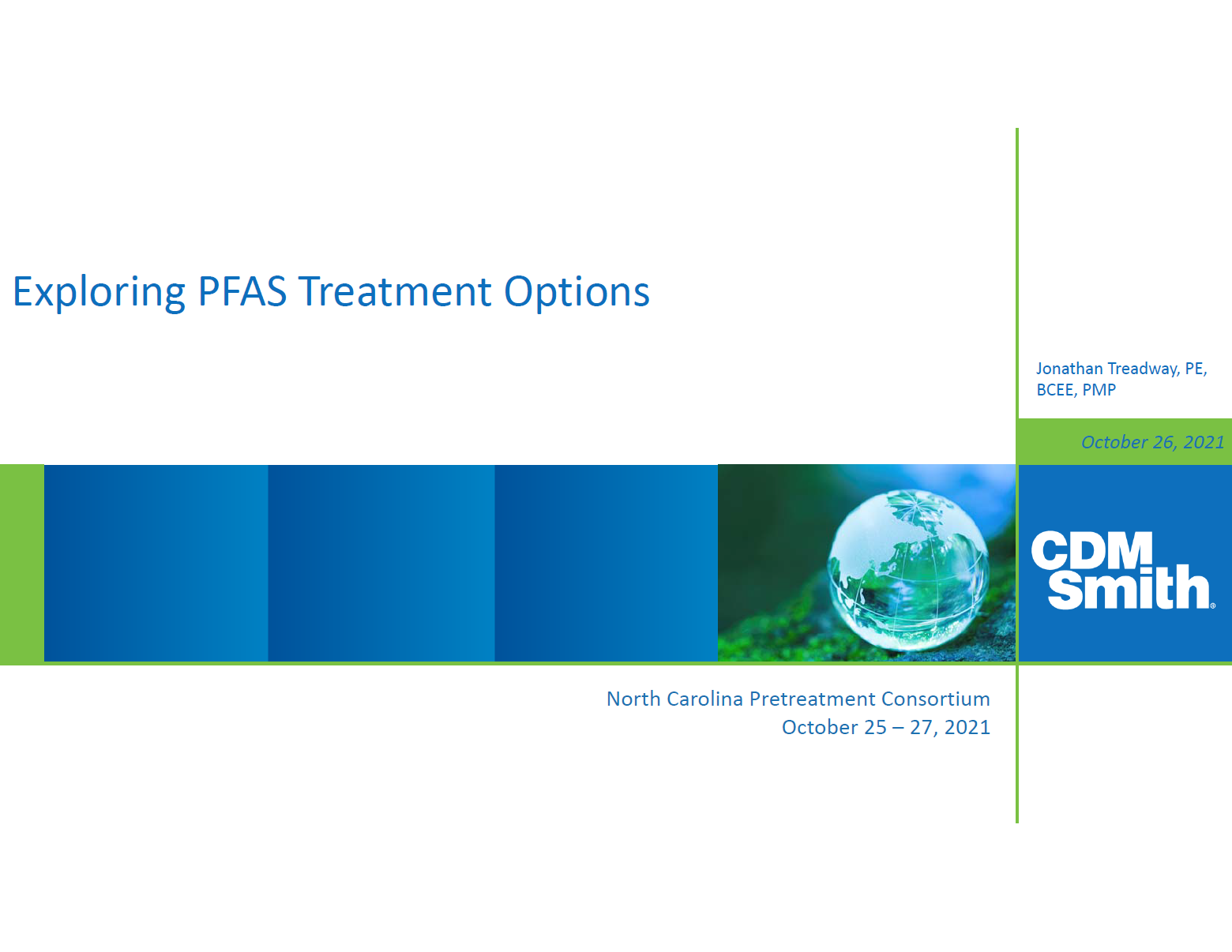Exploring Treatment Options for PFAS Removal