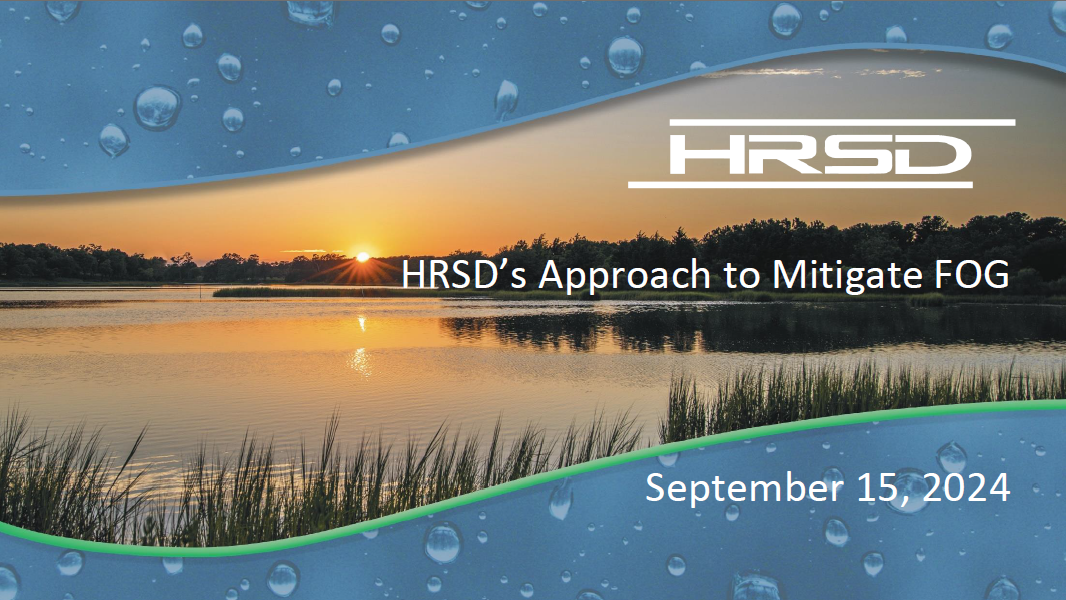 HRSD’s Approach to Mitigate FOG - Amanda Albright